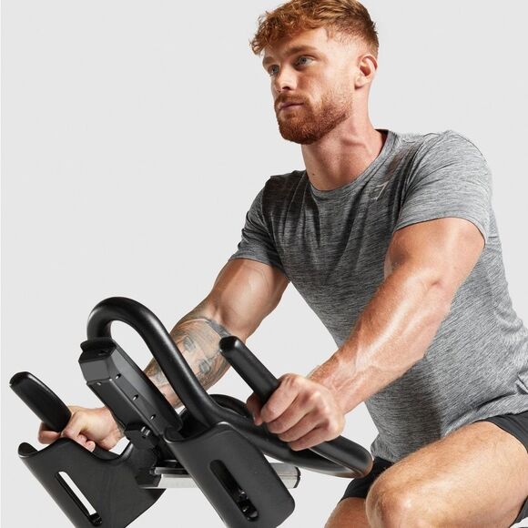 Gymshark ARRIVAL MARL T-SHIRT Size M Silhouette Grey/Light Grey Marl in Package - Picture 5 of 8